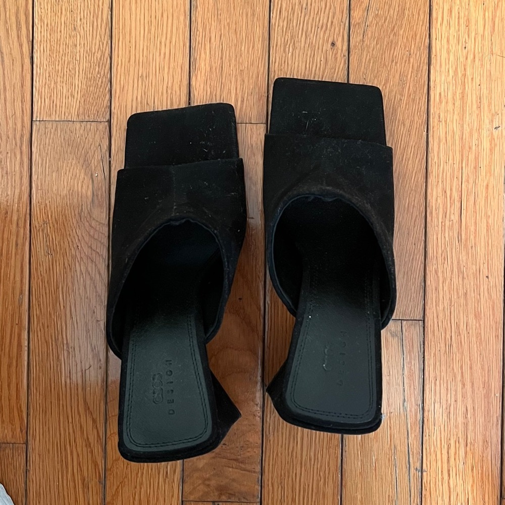 black heels